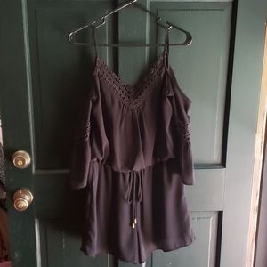 CUTE black shorts romper